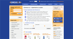 Desktop Screenshot of dimensor.cz